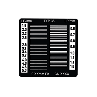 TYP 38 空間分辨力測(cè)試卡 線對(duì)卡